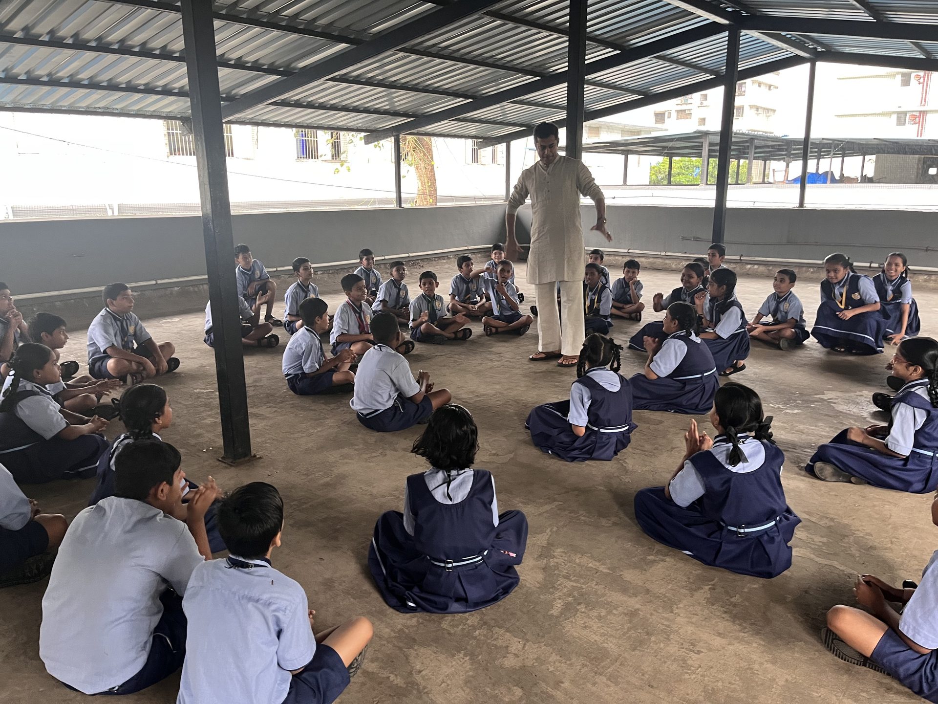 Founders visit to School